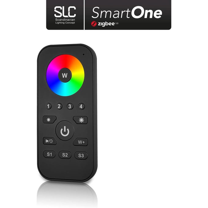 The Light Group SLC SmartOne ZigBee afstandsbed. 4kanaal RGB RGBW