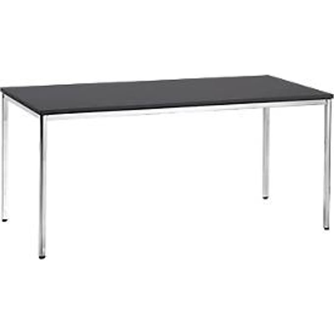 Vergadertafel, 1600 x 800 mm, zwart