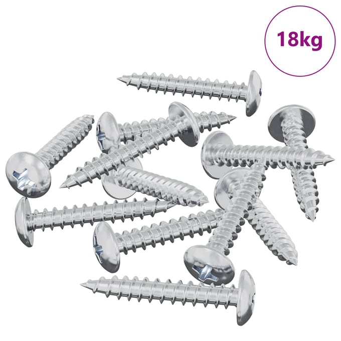 vidaXL Zelftappende Nagel 9231 pcs Verzinkt Staal