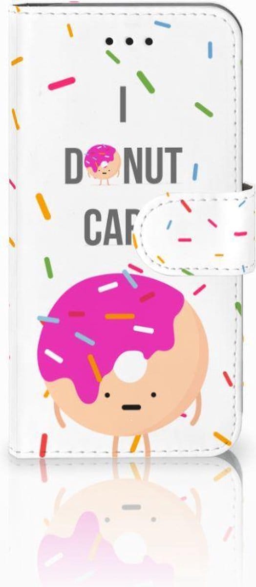 Apple iPhone X | Xs Book Cover Donut Roze