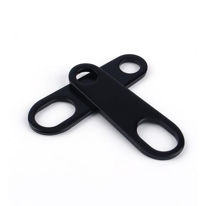 2X Supports d'amortisseurs de phare antibrouillard noirs pour moto custom bobber