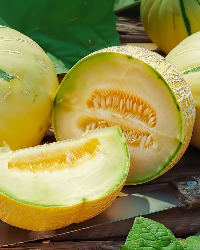 Meloen Zaden Ogen Cucumis Melo Eenjarig