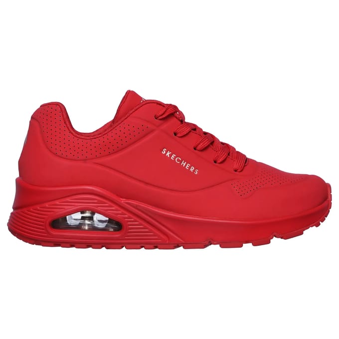 Skechers UNO - STAND ON AIR Dames Sneakers - Rood