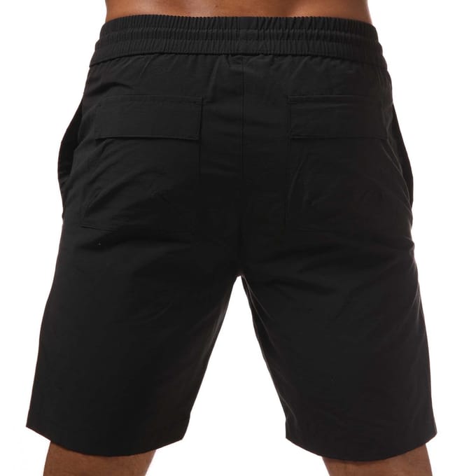 Heren NICCE Element Cargo Short in Zwart