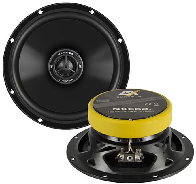 ESX Quantum QXE62 v2 - 2 Weg Coax Luidsprekers - 16.5 cm - 100 WATTS RMS / Auto Speakers