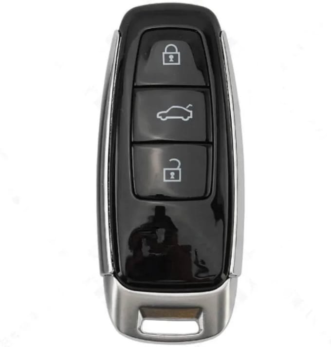 XEOD Autosleutelbehuizing - sleutelbehuizing auto - sleutel - Autosleutel / 3-Knops geschikt voor Audi