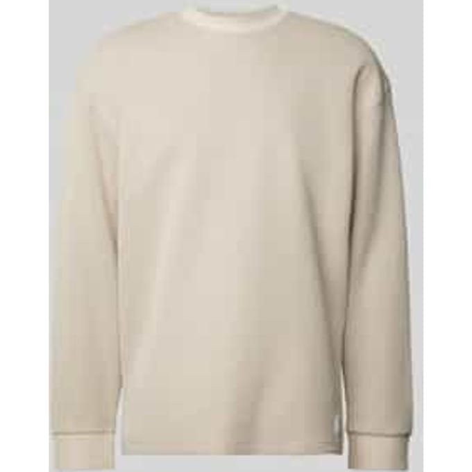 Gebreide pullover met opstaande kraag