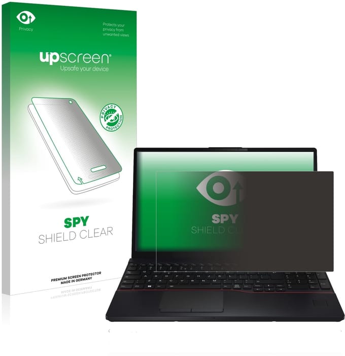 upscreen - privacy screenprotector voor Fujitsu Lifebook E5512 - Folie Beschermfolie Blauwlichtfilter