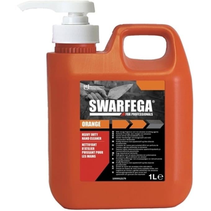 Handreiniger SCJ Swarfega Orange 1 liter met pomp
