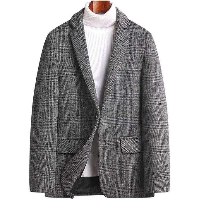 Costume d'automne et d'hiver pour homme, petit costume tendance 5XL gray