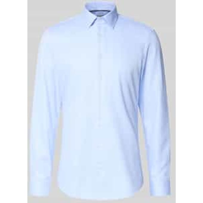 Super slim fit zakelijk hemd met kentkraag