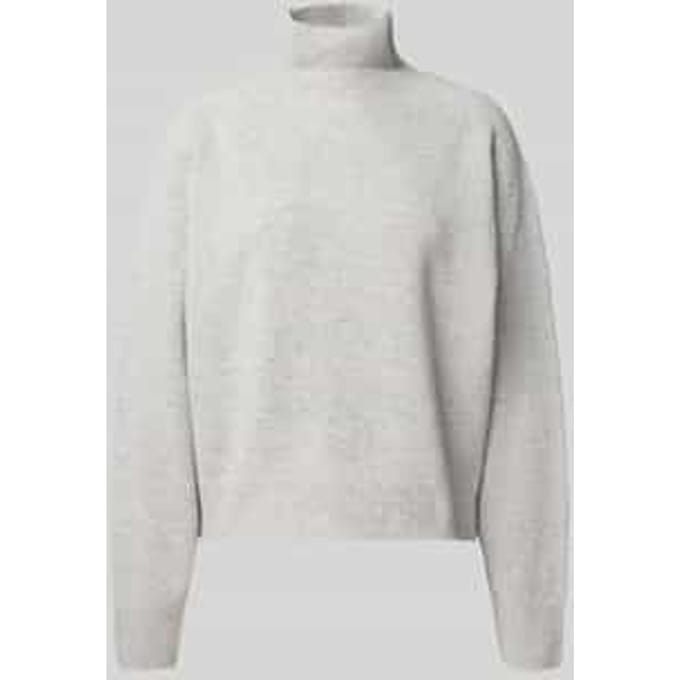 Gebreide pullover met opstaande kraag