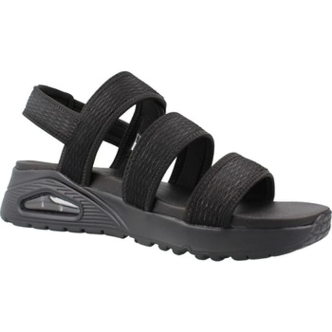 Skechers Uno Sandalen zwart Textiel - Maat 37