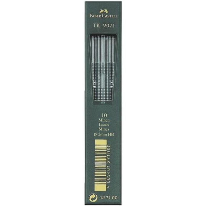 Faber-Castell potloodstiftjes - TK9071 - 2,0mm - HB - 10 stuks - FC-127100