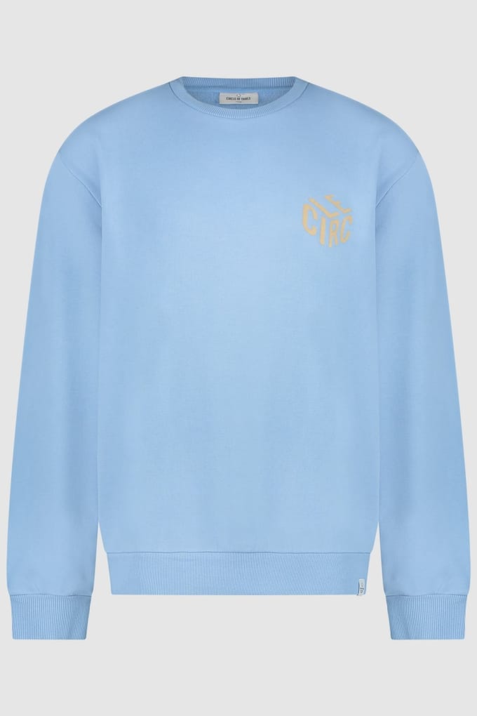 Circle of Trust Arni Sweat Blue Breeze Taglia: XS | Maglioni a maglia Outlet | Uomo | Blu