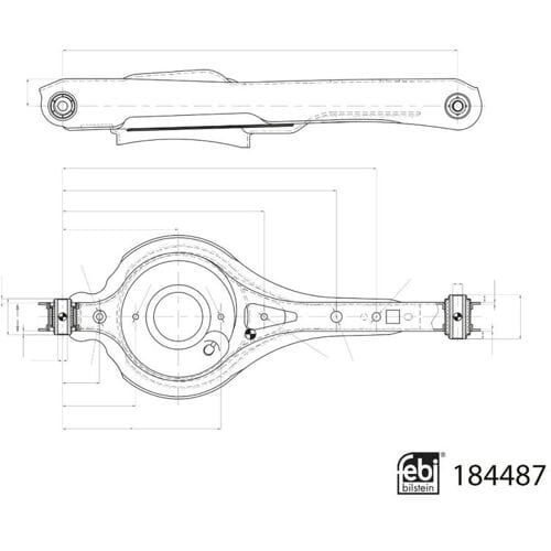 Febi Bilstein Draagarm, wielophanging FEBI 184487