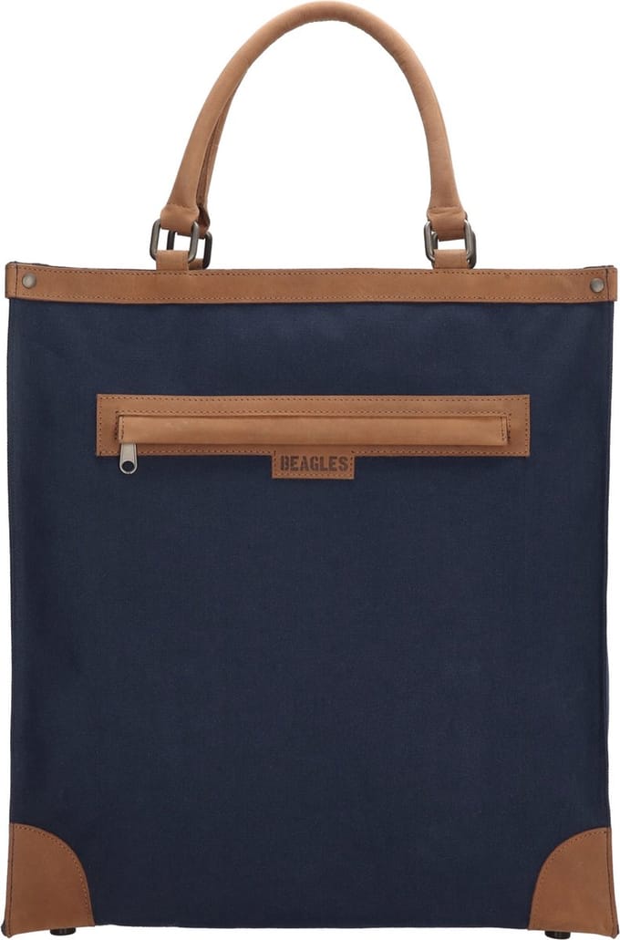 Beagles Shop & Go Boodschappentas - Blauw