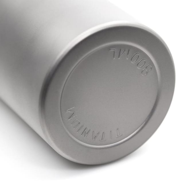 Titanium waterfles 600 ml/800 ml Lichtgewicht voor buitenkampeerwaterfles 800ml gray