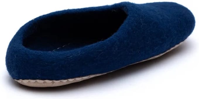 Yogi & Yogini - Sloffen - wol - schoenmaat 43/44 - blauw - Nepal