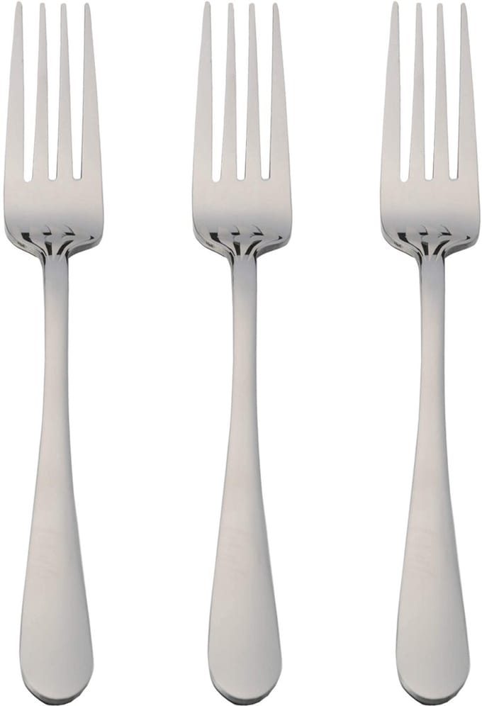 JGS ® Elegant en Functioneel Set van Drie Roestvrijstalen Vorken voor Fruit, Dessert en Steak