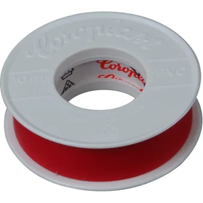 Isolatietape 15mmx10m Rood 2st.