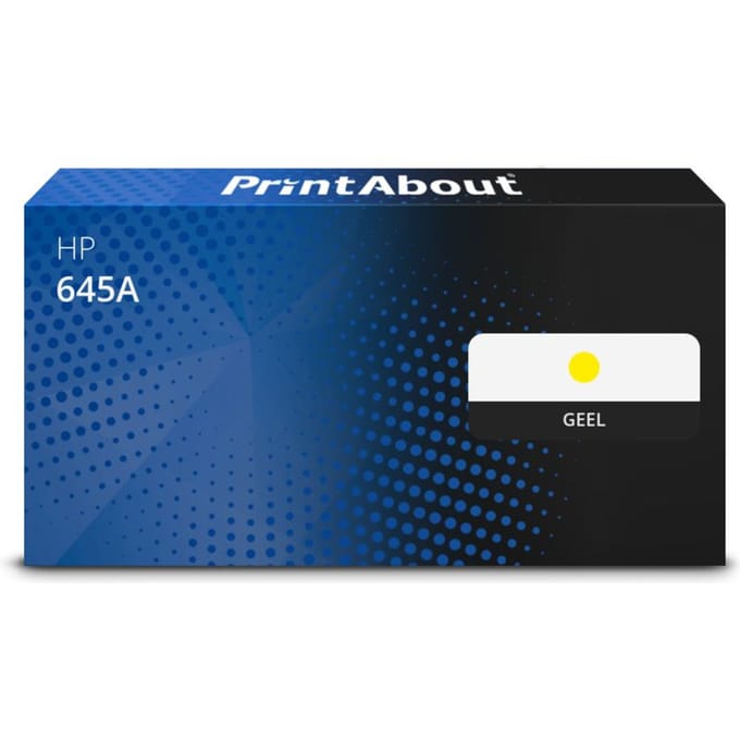 PrintAbout huismerk Toner 645A (C9732A) Geel Geschikt voor HP