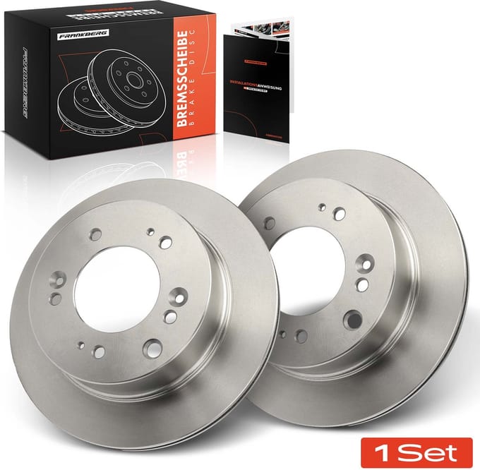 Frankberg 2x Remschijven Achteras voor KIA Sorento I Van JC 25L 33L