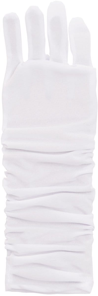Little Adventures - Witte prinsessenhandschoenen – Ellebooglengte