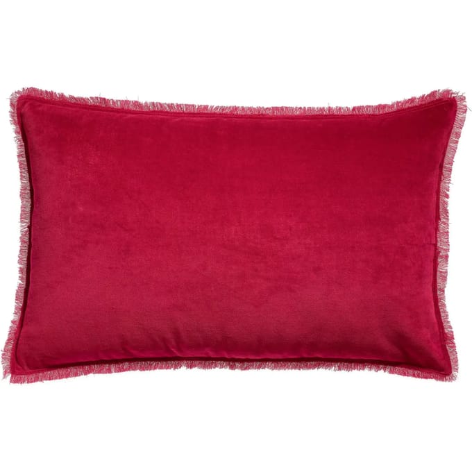 VIVARAISE - Fara Ruby effen kussen 40 x 65