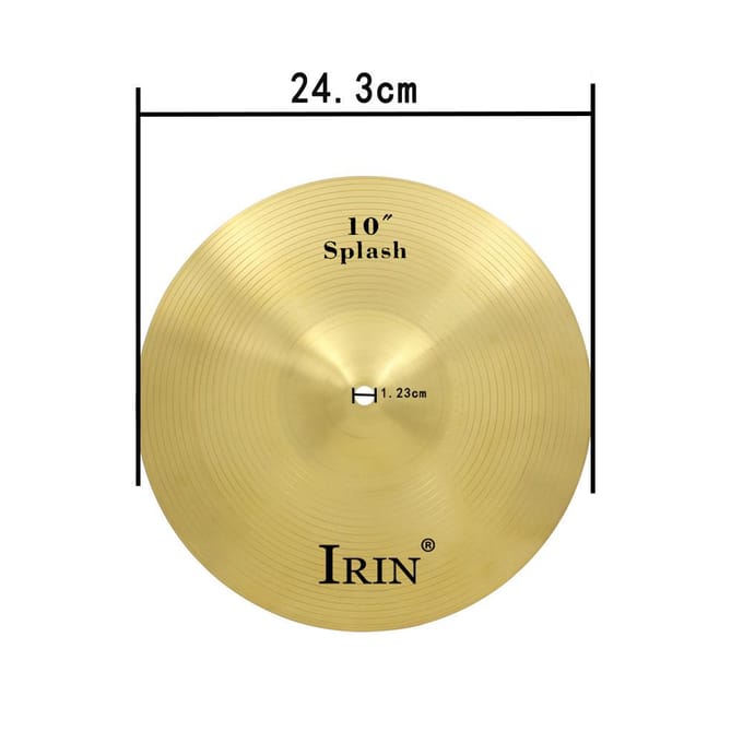 8  Messing Legering Crash Ride Hi-Hat Bekken voor Drumset 10