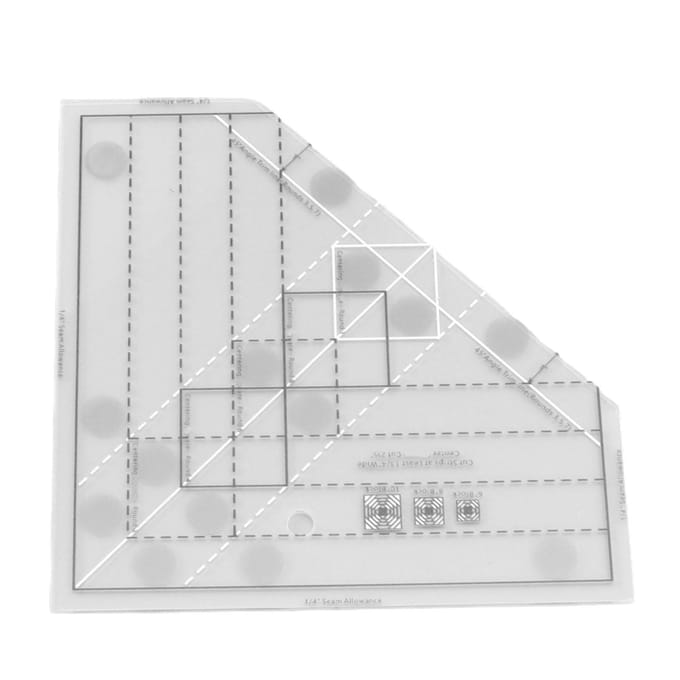 Ruitjes Quilt Liniaal Professioneel Acryl Nauwkeurige Schaal Huishoudelijke Naailiniaal voor DIY Naaien white