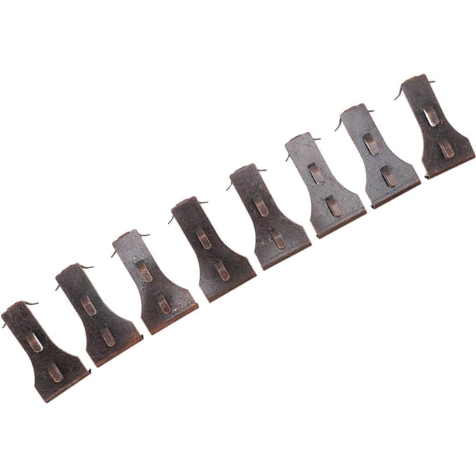 8 stuks Baksteenhaakklemmen Staal Baksteenhanger Past op Standaardformaat Bakstenen 2 1 4 Inch tot 2 3 8 Inch Hoogte