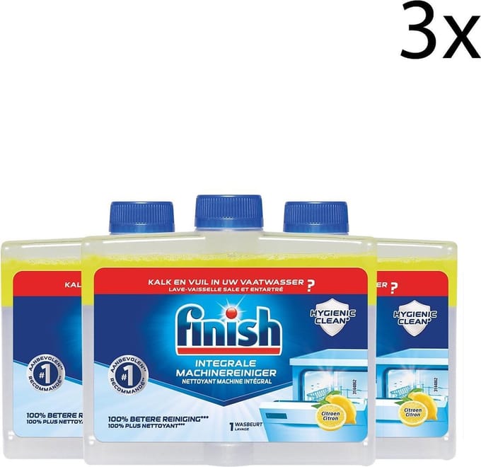 Finish Integrale Machinereiniger Citroen Vaatwasser - 250 ml x3