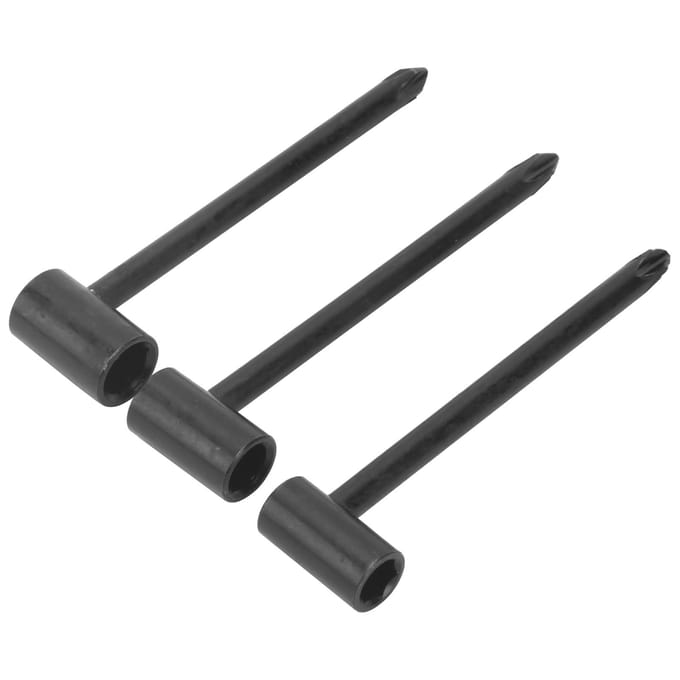 3 STuks Gitaar Truss Rod Sleutel IJzer 7MM 8MM 6.35MM Universeel Instrument Afstelgereedschap Zwart black