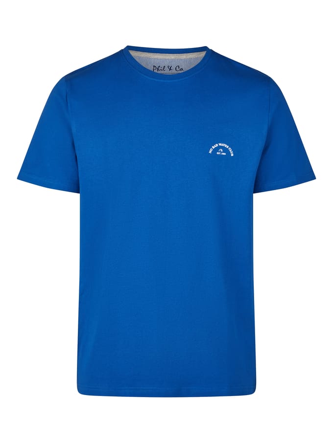 Phil & Co Heren Shortama Korte Pyjama Set Blauw - Maat L