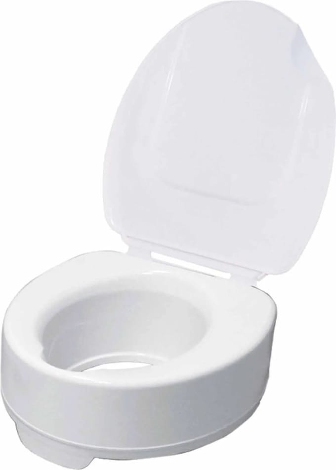 Drive Toiletverhoger met deksel - 15 cm - Wit