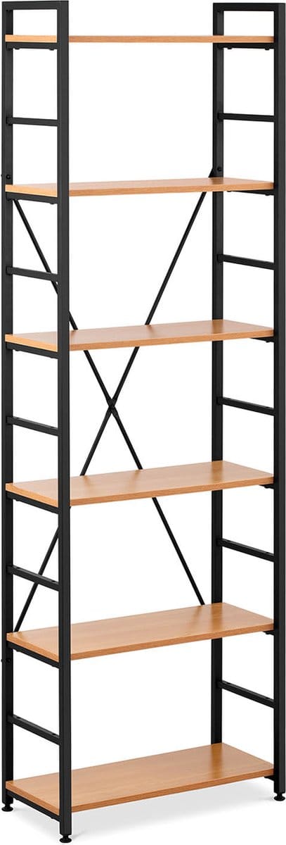 Boekenrek - 60 x 28 x 182.5 cm - 150 kg - Fromm & Starck