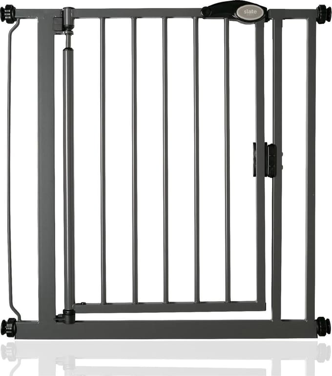 Safetots Self Closing Klemhek, Traphekje, 75cm - 82cm, Grijs