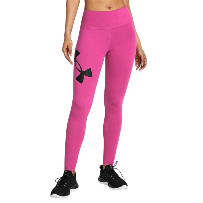 Under Armour Dames Campus Hoge Taille Leggings (Roze/Zwart)