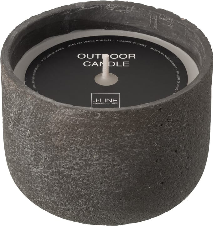 J-Line buitenkaars Rond - donkergrijs - medium - 31U