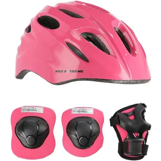 Beschermingsset en helm NILS Extreme MTW01+H210