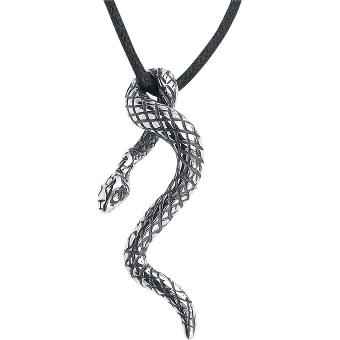 etNox Snake Hanger zilverkleurig Roestvrij staal -
