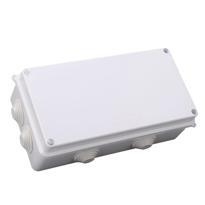 Elektrische Aansluitdoos 200x100x70mm IP65 Weerbestendig Stevige ABS Kunststof Projectbehuizing met