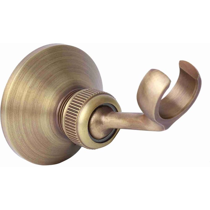 Verstelbare Messing Galvaniseren Douchekop Houder Beugel Basis voor Huis Badkamer Accessoire beige