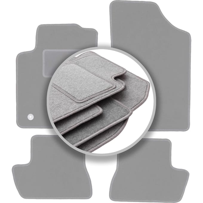 Automatten asgrijs voor: Citroen C2 hatchback (2003-2009)