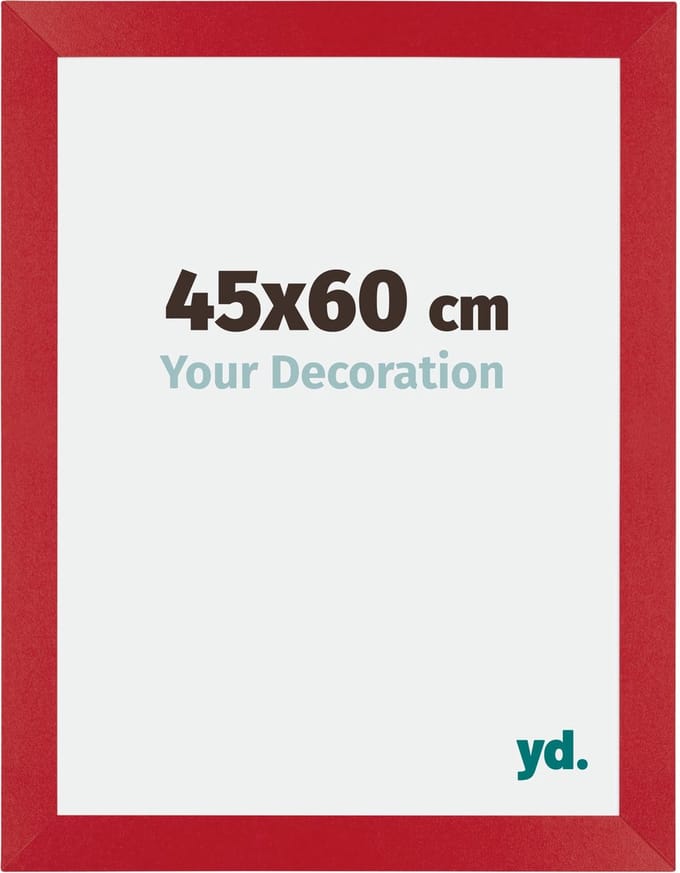 Your Decoration - Fotolijst 45x60 cm - MDF - Rood - Mura