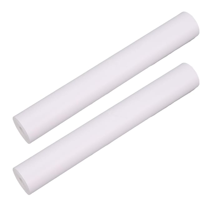 2 Rouleaux Papier d'Impression Thermique 26,25 Pieds de Longueur 11,8 Pouces de Largeur Haute Luminosité et Douceur Polyvalent white