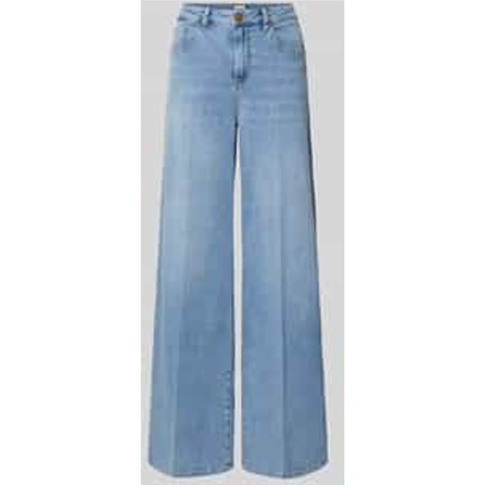 Wide leg Jeans met persplooien Model 'MAURY'