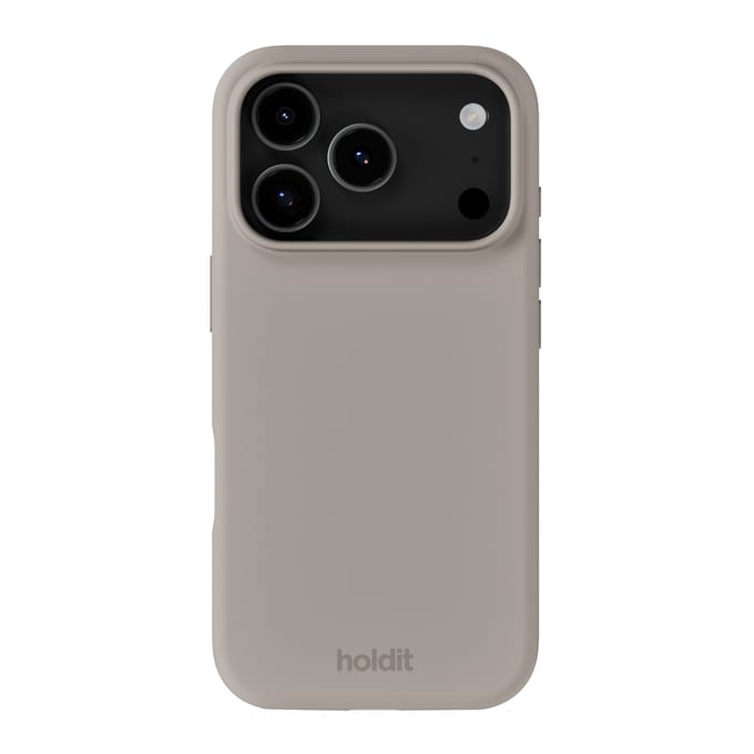 Holdit Silicone Case voor de Apple iPhone 17 Pro - Taupe