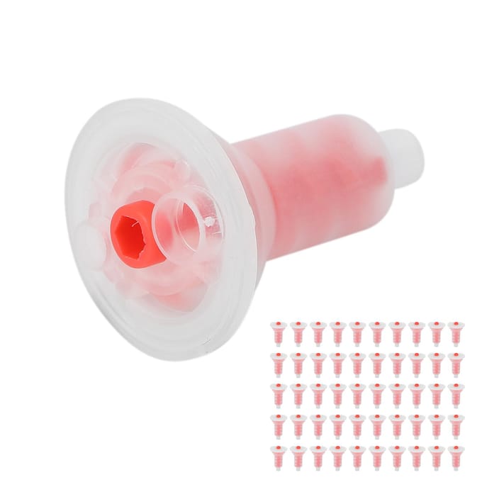 Embouts de mélange dentaire, 50 pièces, tête de mélange intra-orale, mélange 5:Accessoire de dentiste à 1 rapport white